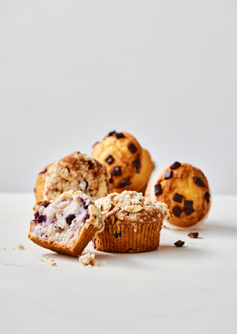 Glutenfri muffins med bær