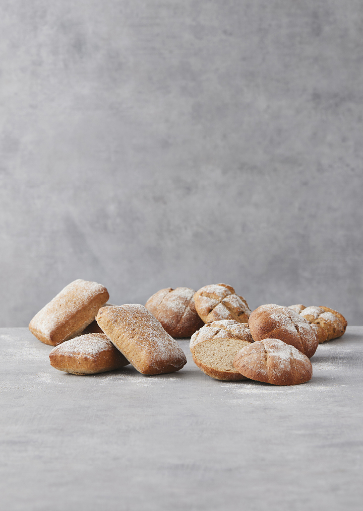 Opskrift på rugbrødsboller fra Credin