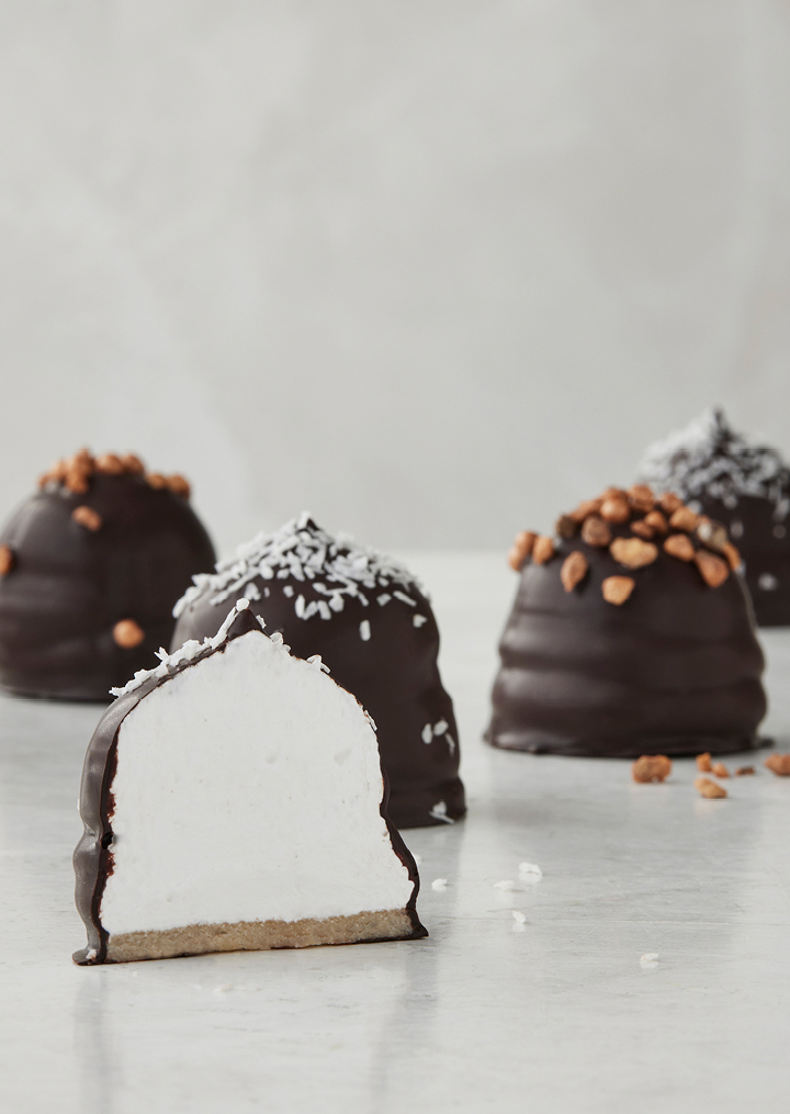 chokolade overtrukne flødeboller