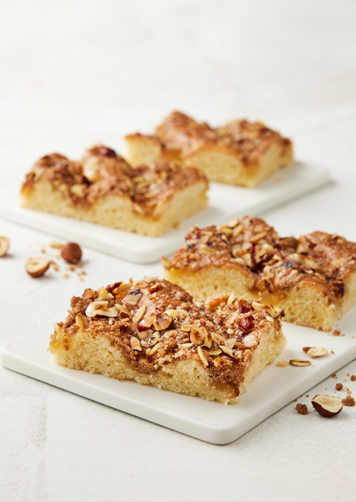 Snitter med æblefyld og kanelcrumble