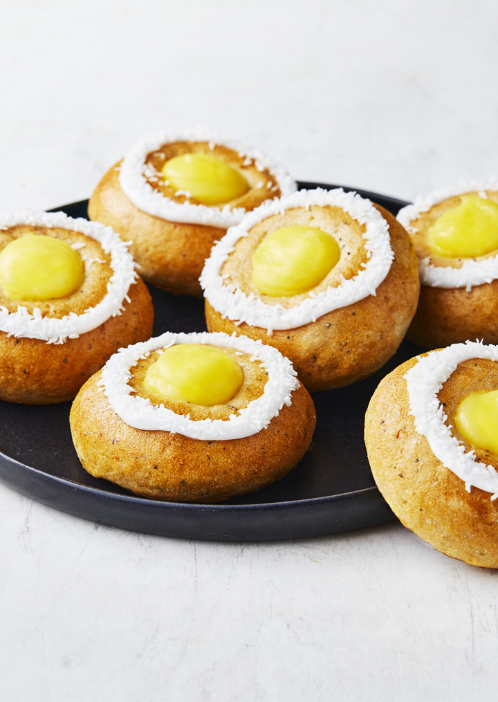 gluten free bun with custard recipe