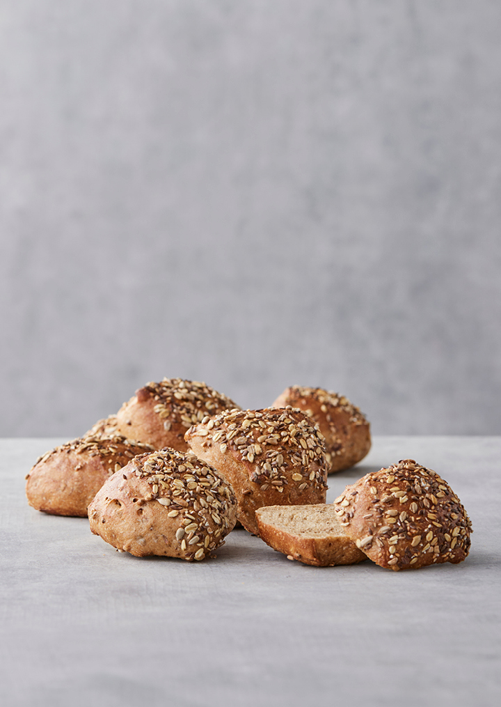 boller med poppet rug og durum